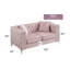 Causeuse moderne, rose-1443955842