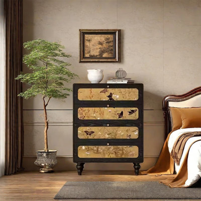 Armoire en frêne avec tiroirs spacieux