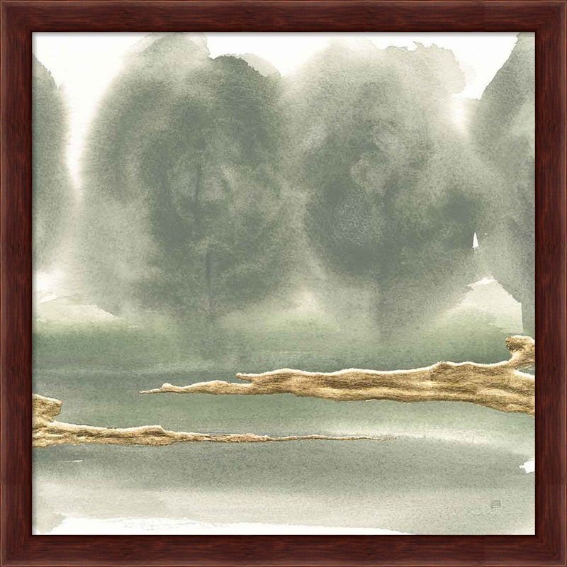 «Gold Earth B» par Chris Paschke, art encadré (ensemble de 2)