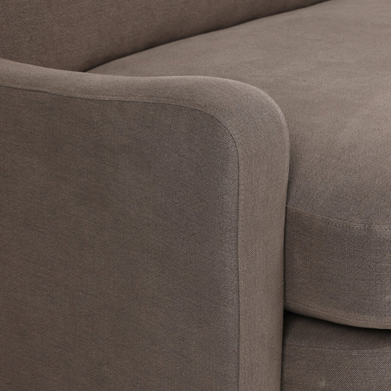 Aurelia 2-Piece Sectional, Boatway Coffee Linen, Right Hand Facing