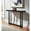 Console en bois de manguier et en bois aggloméré à motif Valencia pour le bureau d'une chambre à coucher - 31 po - Noir