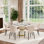 Patsy Round Dining Table with Rotating Tray