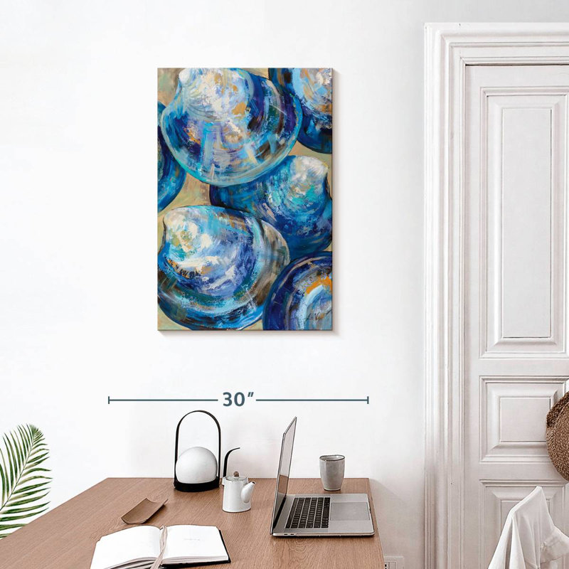 Aletra Beyond Blue Shells, 30" H x 20" W