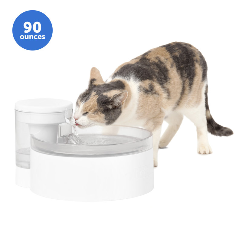 PetSafe Outlast 90 oz Pumpless Pet Fountain, Large (1 cups / 90 fluid oz)