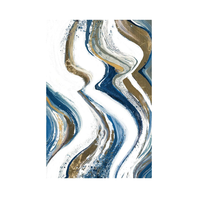 «New Concept Midnight» par Patricia Pinto, reproduction d'art sur toile tendue, H 40 po x l 26 po x P 1,5 po