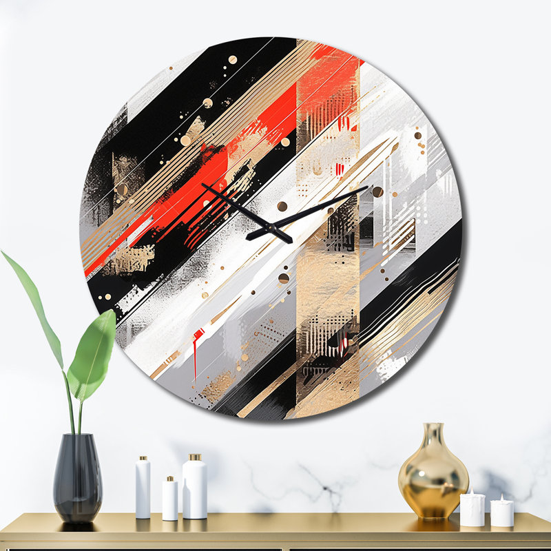 Metal Wall Clock, Extra Large