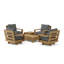 Madera Outdoor 14 - Piece Teak Conversation Set-1676513517