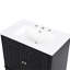 Meuble-lavabo double 60 po. Espace de rangement généreux. 2 armoires, tiroirs. Noir. Attrait décoratif classique. Meuble-lavabo facile à assembler. Meuble spacieux et fonctionnel. Conception. Installation simple