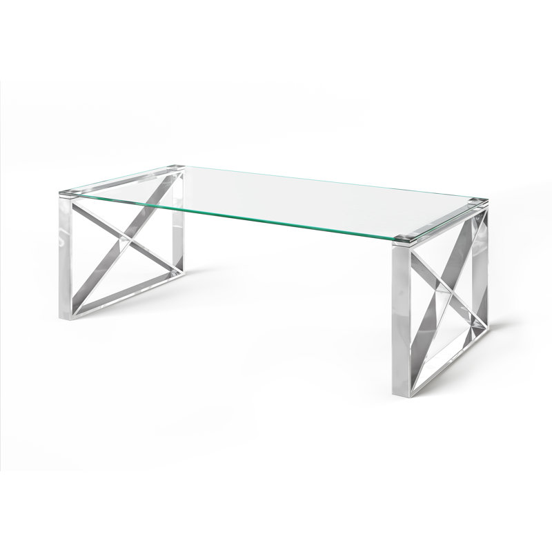 Cochrane Clear Glass Coffee Table