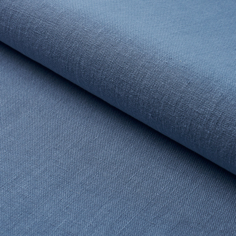 Kai Linen Fabric, Cadet