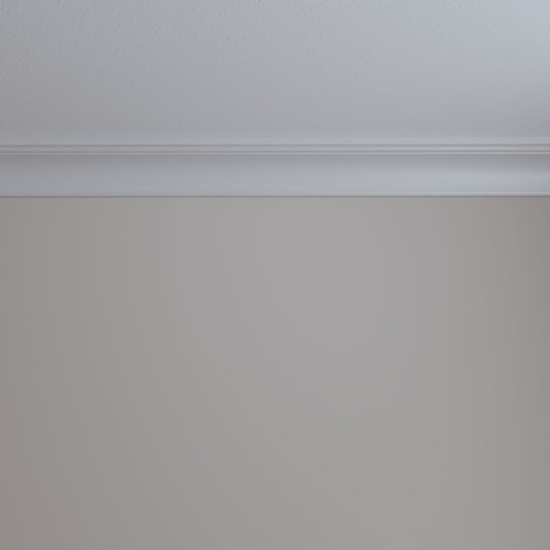 Holmdel White Polyurethane Traditional Crown Moulding 94.5 in