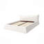 Lit plateforme tapissier avec tête de lit en velours de forme spéciale, structure en métal et bois massif-364750996-364751002