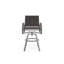 Aruba II Sling Aluminum Frame Balcony Height Swivel Café Chair-411905114-411905187-461073635