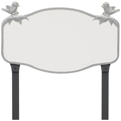 Chickadee Address Sign Plaque with Lawn Stakes