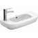 D-Code Ceramic Rectangular Wall Mount Bathroom Sink with Overflow