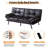 3-in-1 Convertible Futon Sofa Bed, Dual Armrest Styles, Heavy-Duty Compact Loveseat-1324285058