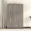 Armoire 3 portes à 2 tiroirs de style minimaliste moderne-971107709