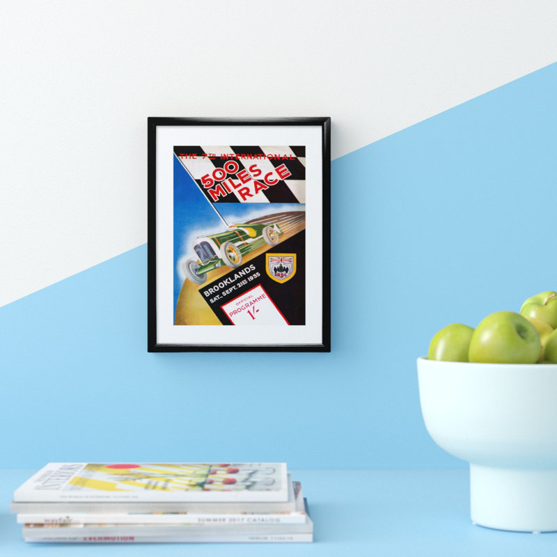 Single Picture Frame Print, Black
