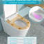 Toilette de bidet moderne et intelligente avec fonction - siège chauffant allongé, lavage à l'eau chaude, sécheuse, affichage à DEL, fonction avancée de nuit, chasse d'eau automatique