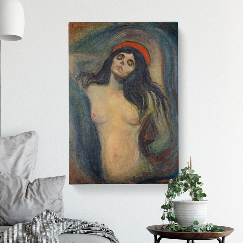 Madonna Vol.2 by Edvard Munch - Wrapped Canvas, 60cm H x 40cm W x 3cm D