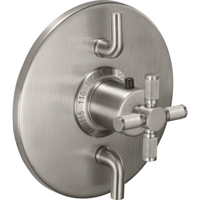 Descanso StyleTherm® 1/2" Trim Only with Dual Volume Control - Knurled Handle