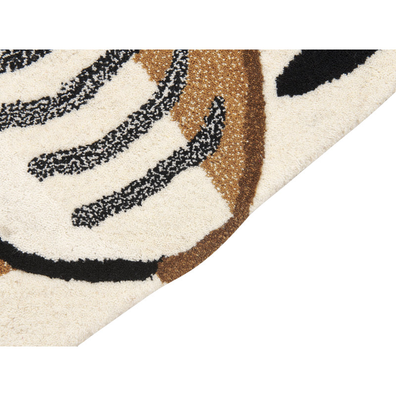 Labarge Novelty 110 cm x 120 cm Wool Hand Woven Area Rug