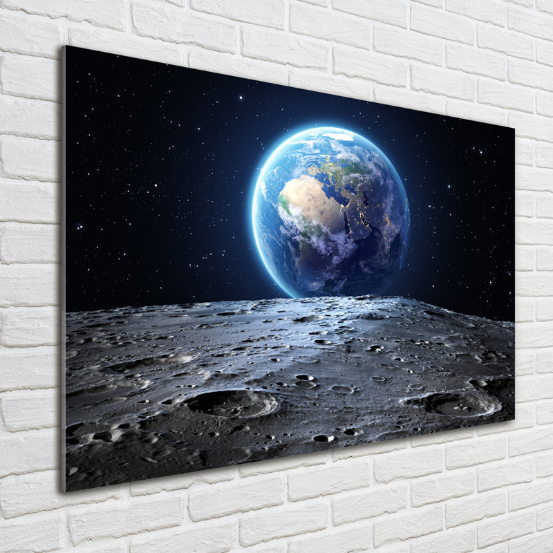 Planet Earth - No Frame Print on Glass