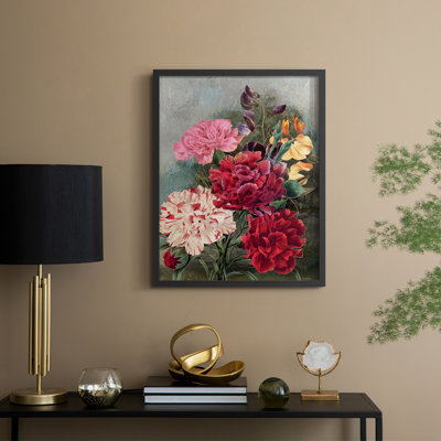 «Botanical Landscape IV», reproduction encadrée - bois massif