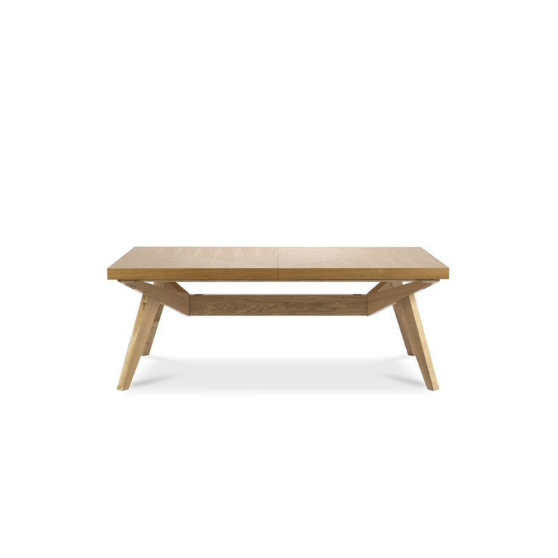 Akaja Extendable Oak Solid Wood Dining Table