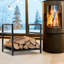 Aminat 40cm W Metal Log Rack