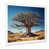 White Single Picture Framed
