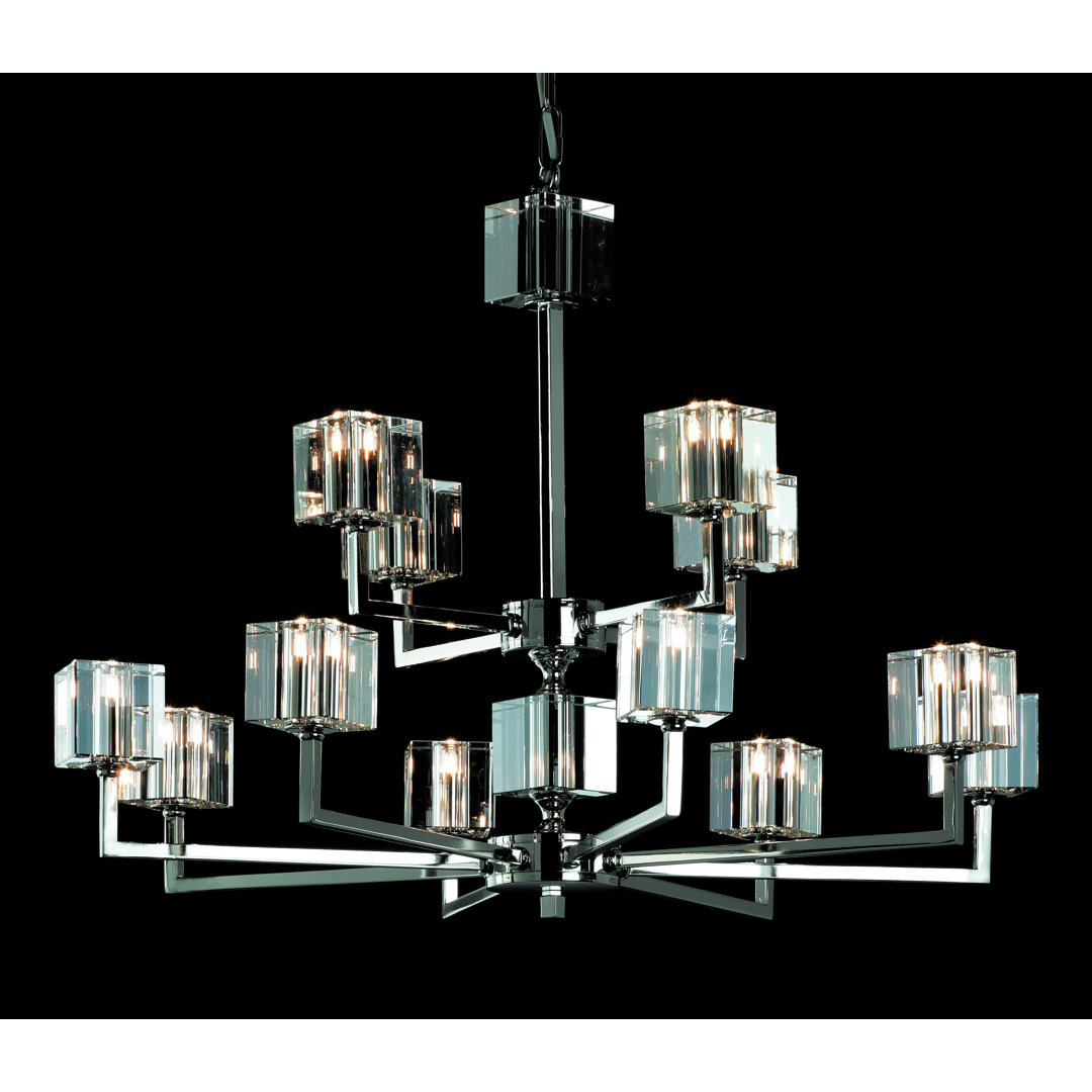 Kilmarnock 12 - Light Shaded Chandelier