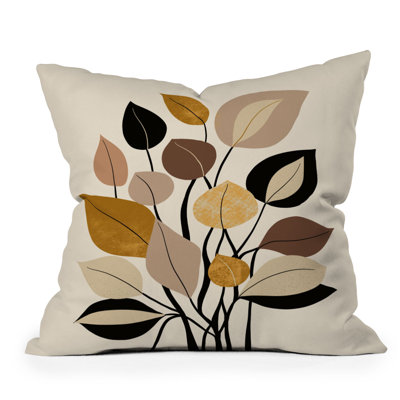  Floral Polyester Indoor/Outdoor Throw Pillow