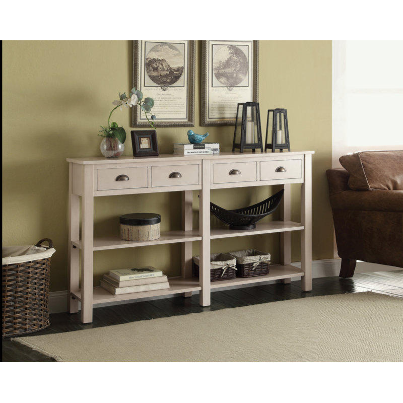 Yorkshire Cream Finish Console Table