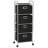 Rebrilliant Shelving Unit With 4 Storage Boxes Steel And Non-Woven Fabric