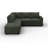 Brunella L Shaped Upholstered Corduroy Sleeper Sectional Sofa Green-326068167-326068161