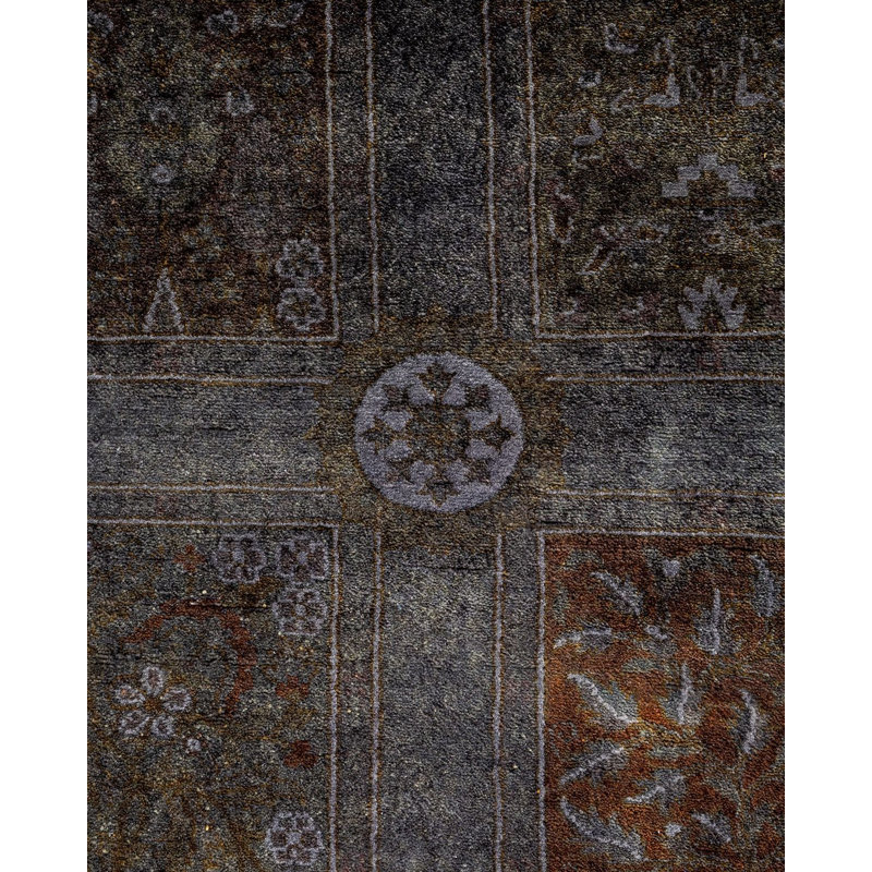 Tapis noué à la main Weirsky - unique en son genre - gris Weirsky