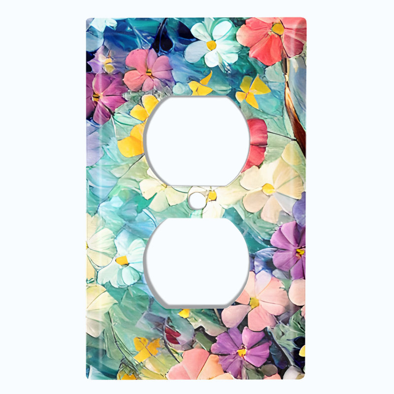 Plaque murale colorée 1 champ
