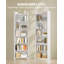 Bookcase, 5/6/7 tier Bookshelf, Black Bookcases Free Standing with Shelf Unit, Home Decor Furniture for Living Room, Home Office, Bedroom, Study-2142839372-2142839375