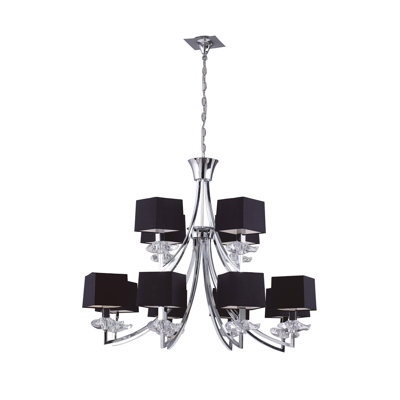 12 - Light Shaded Chandelier