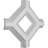 Inner Diamond Intersection for 8" Deluxe Coffered Ceiling System (Kit)