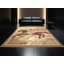 Tapis oriental moelleux doux et moelleux à motif de cheval archer brun et beige