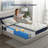 12" Medium Firm Hybrid Mattress Gel Memory Foam In A Box-888385051