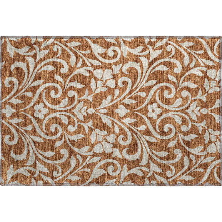 Premium Machine Washable Prisco Paprika Rug