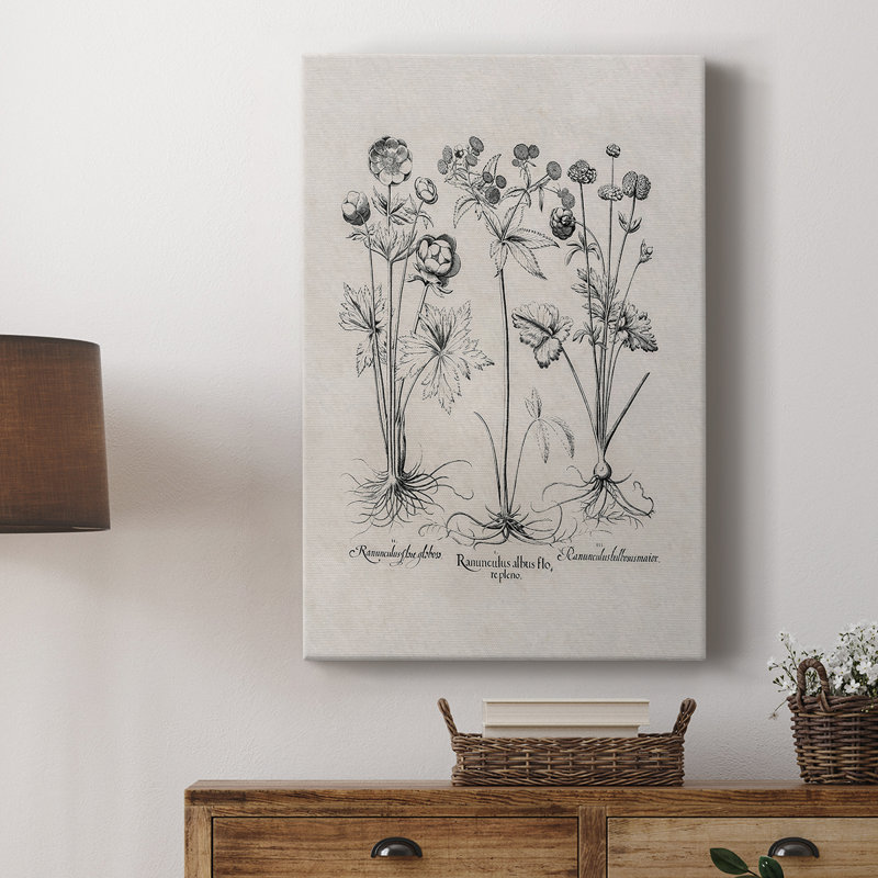 Motif floral rétro vintage Cccxxv, H 48 po x l 32 po