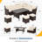 7 Piece Wicker Patio Dining Set