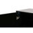 Modern Sideboard With Four Doors, Metal Handles & Legs And Adjustable Shelves Kitchen Cabinet-1143629029