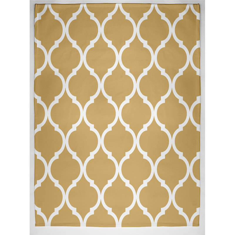 Phaedra Geometric Blanket, Yellow