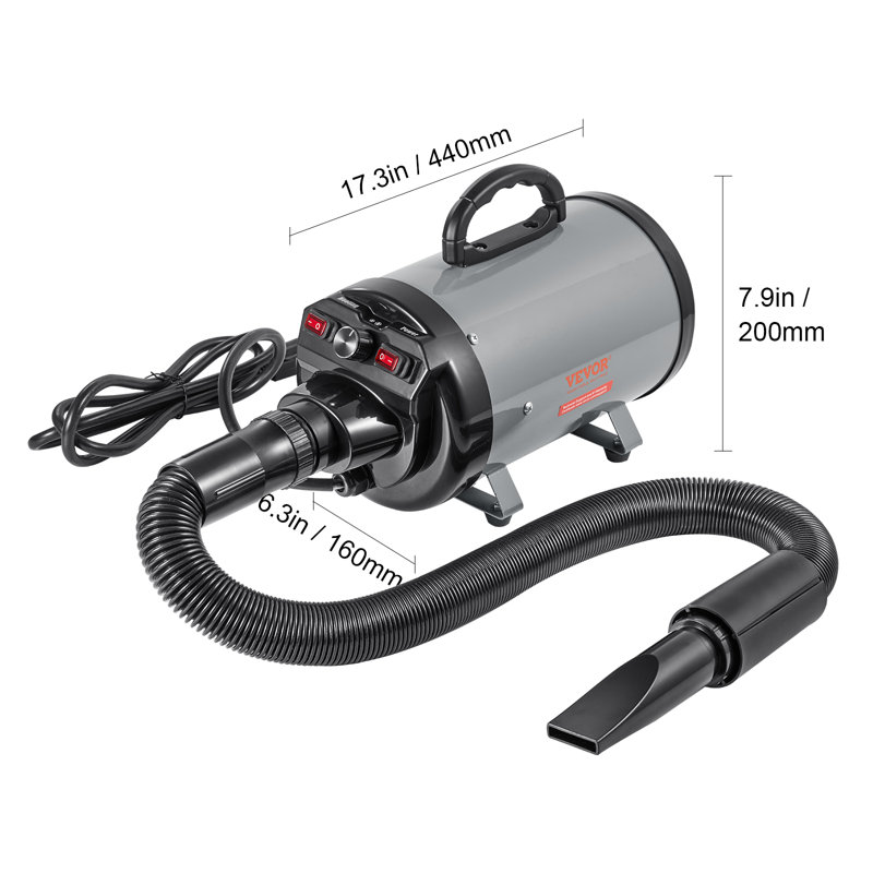 VEVOR Portable, Noir / gris