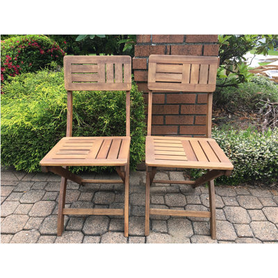 Chaise de patio pliante Alban